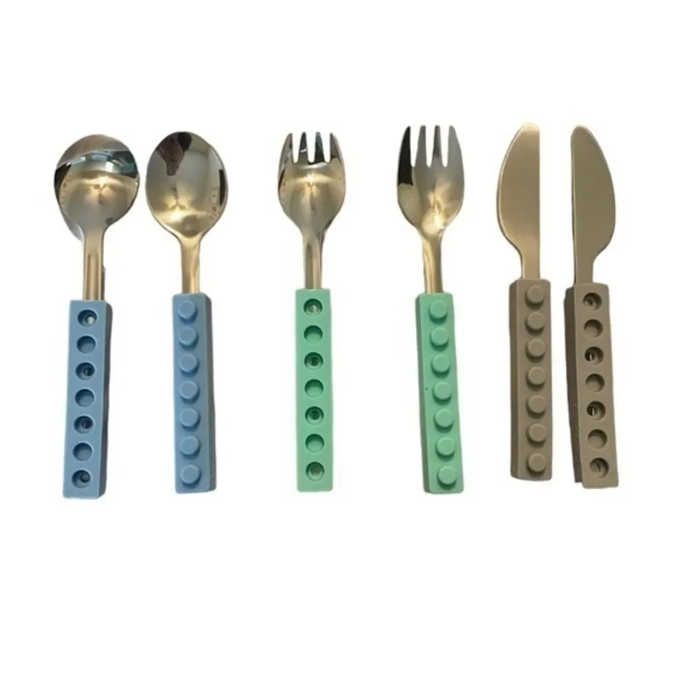 NEW UPWARD BABY 6 piece learning cutlery set